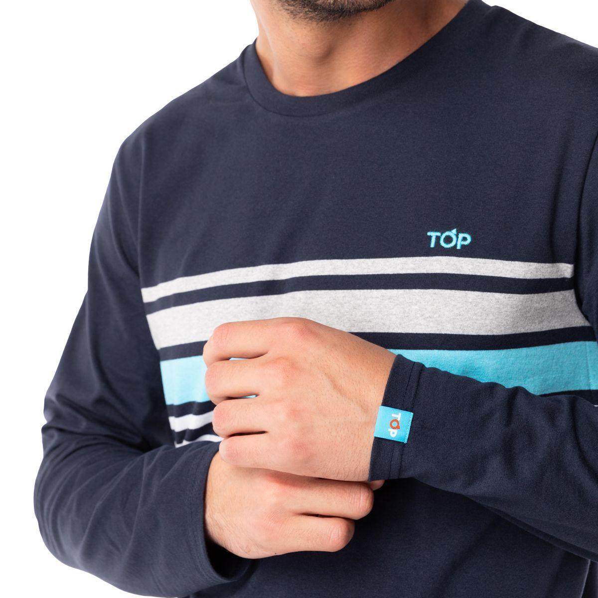 Pijama Hombre Largo Algodón Invierno C1 Top-2