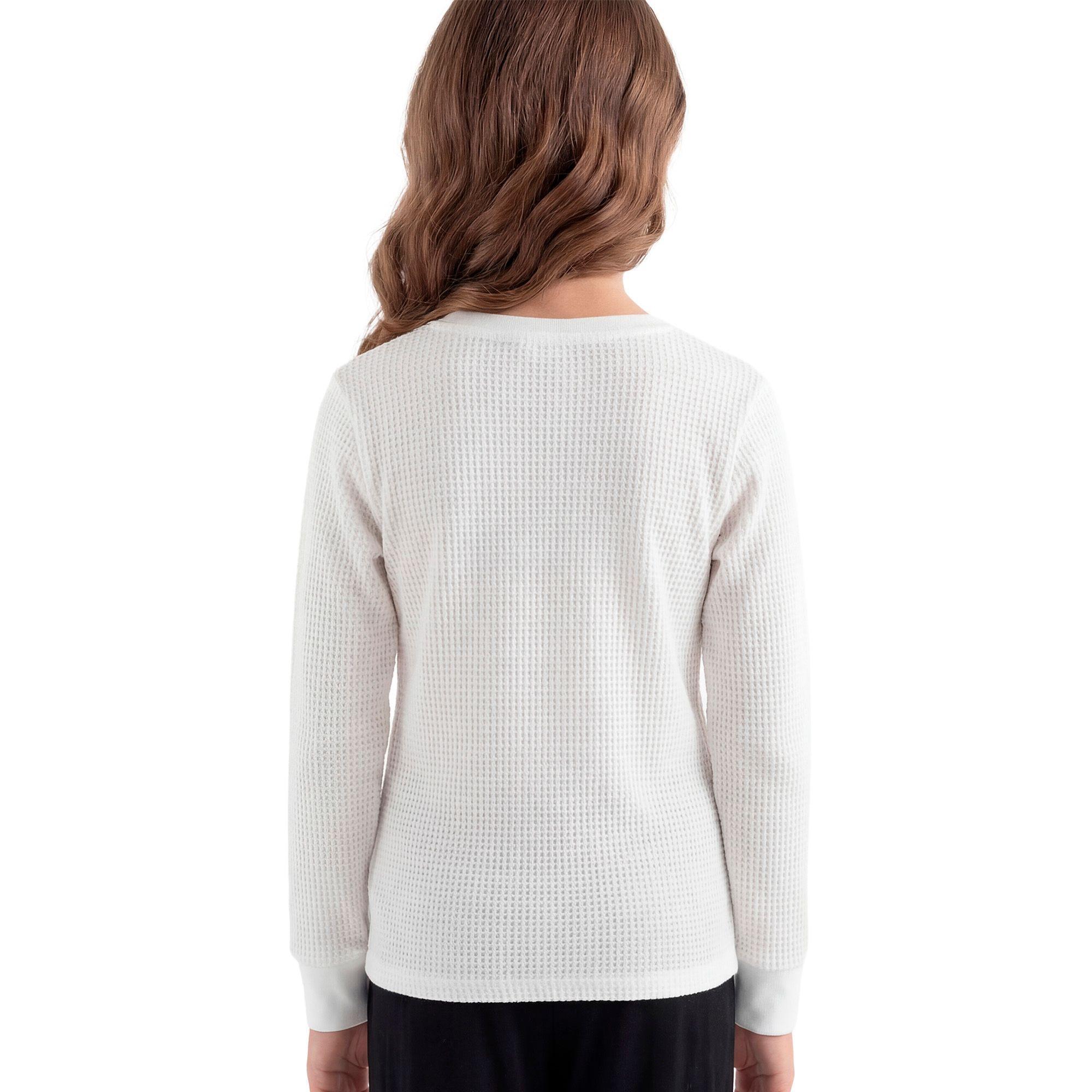 Camisetas Blancas Pack 2 Manga Larga Niña C1 TOP-2