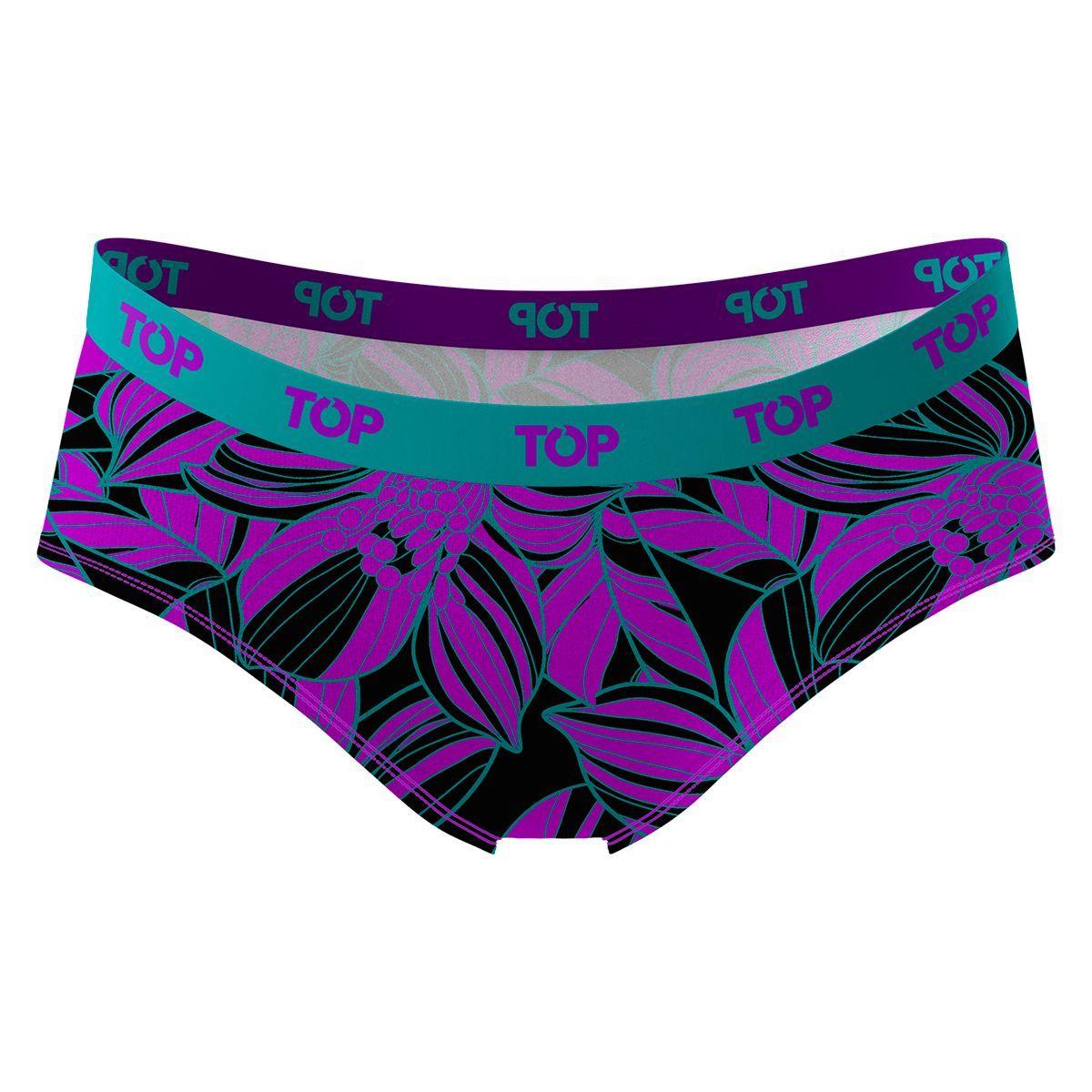 Calzón Pantaletas Algodón Con Elástico Pack 3 Neón C3 Top-4