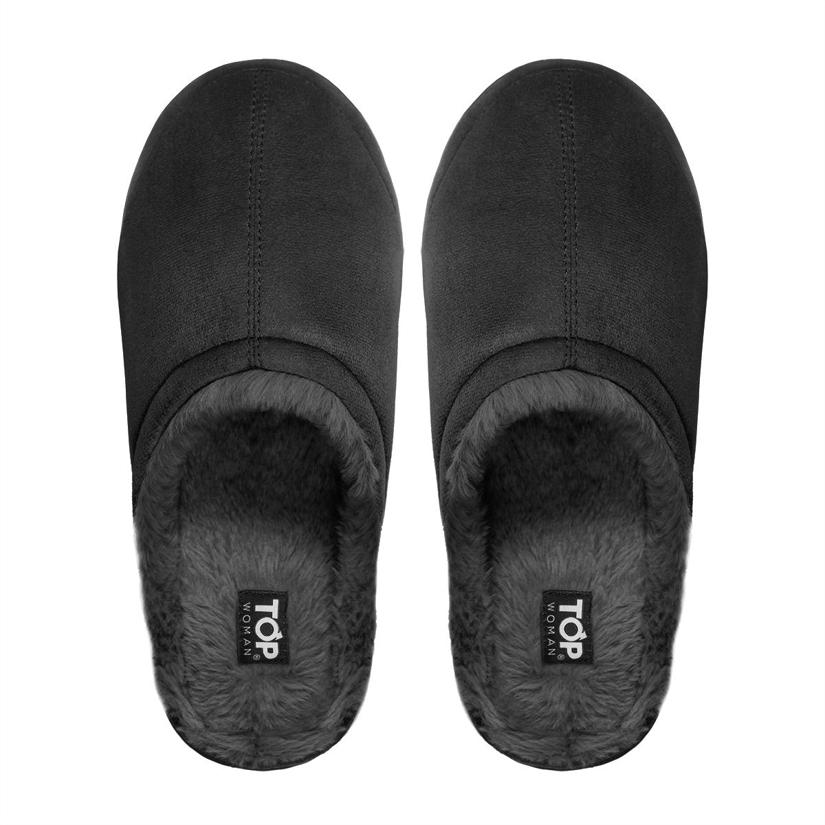 Pantufla Mujer Negras Top-0