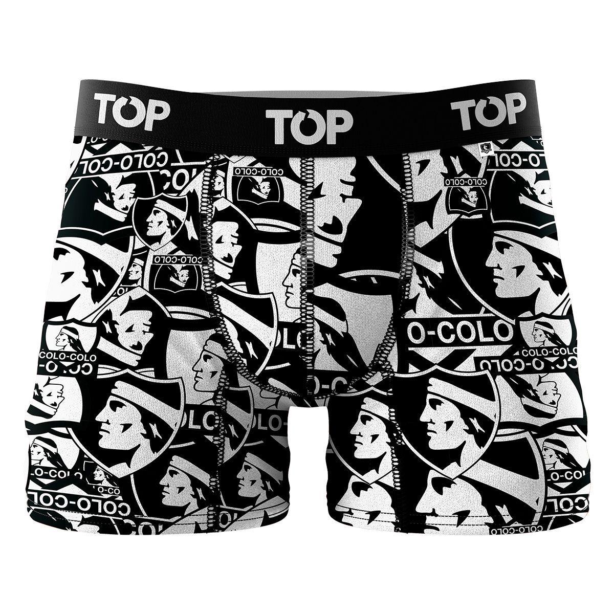 Bóxer Medio Algodón Colo Colo Pack 3 C5 TOP-2