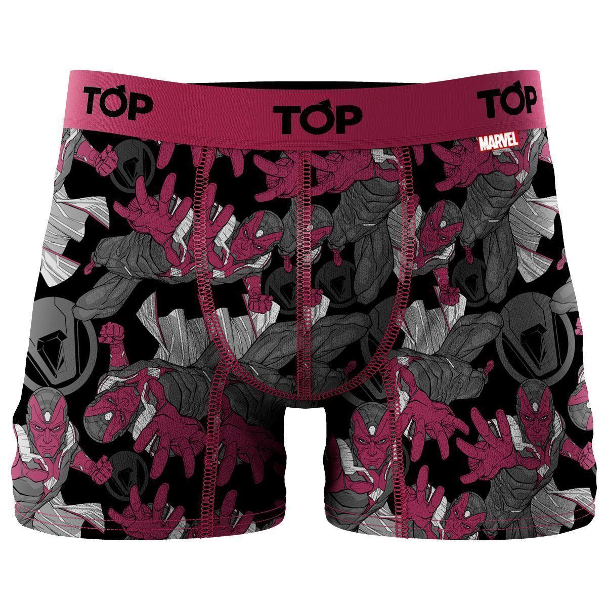 Pack 3 Bóxer Medios Algodón Marvel Top Visión C8-1