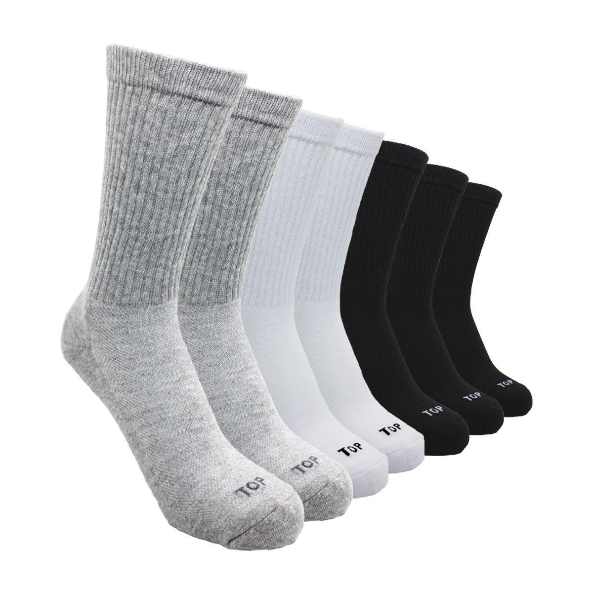 Calcetines Deportivos Largos Pack 7 C1 TOP -0