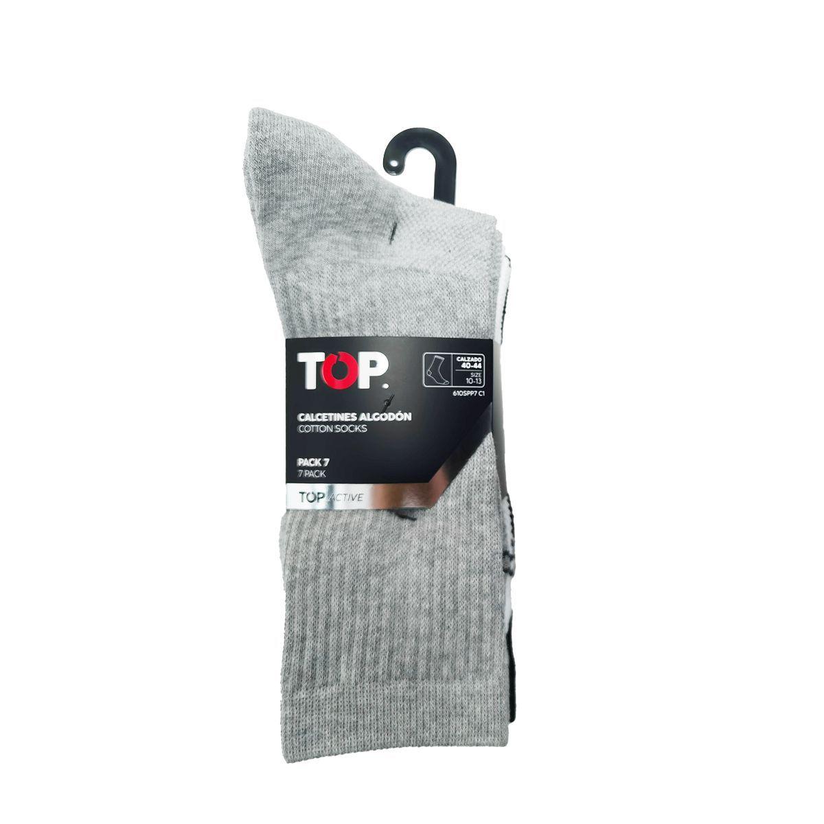 Calcetines Deportivos Largos Pack 7 C1 TOP -4