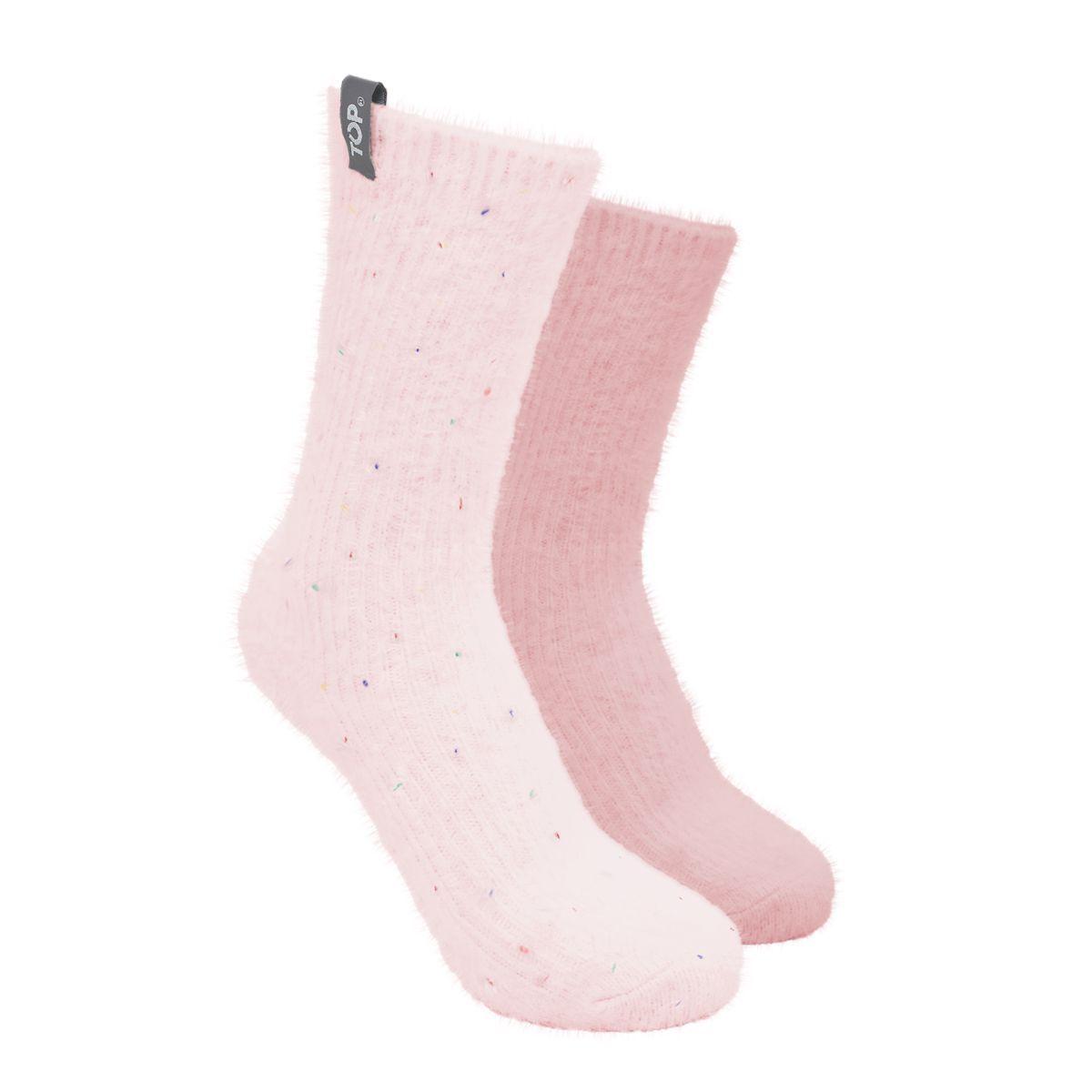 Calcetines Mujer Largos Invierno  FURRY  Pack 2 C3 TOP-0