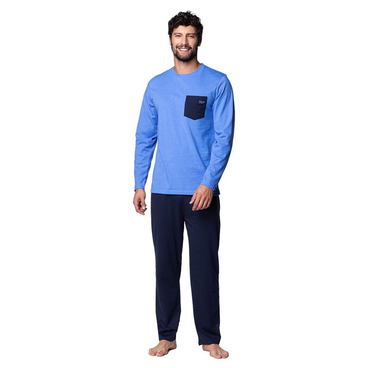 Pijama Hombre Invierno Algodón C1 TOP-0
