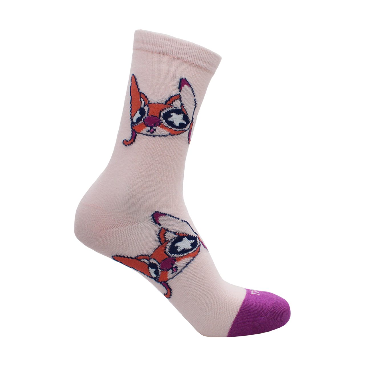 CALCETINES LARGOS MUJER ALGODÓN PACK 2 STITCH  C4 TOP-4