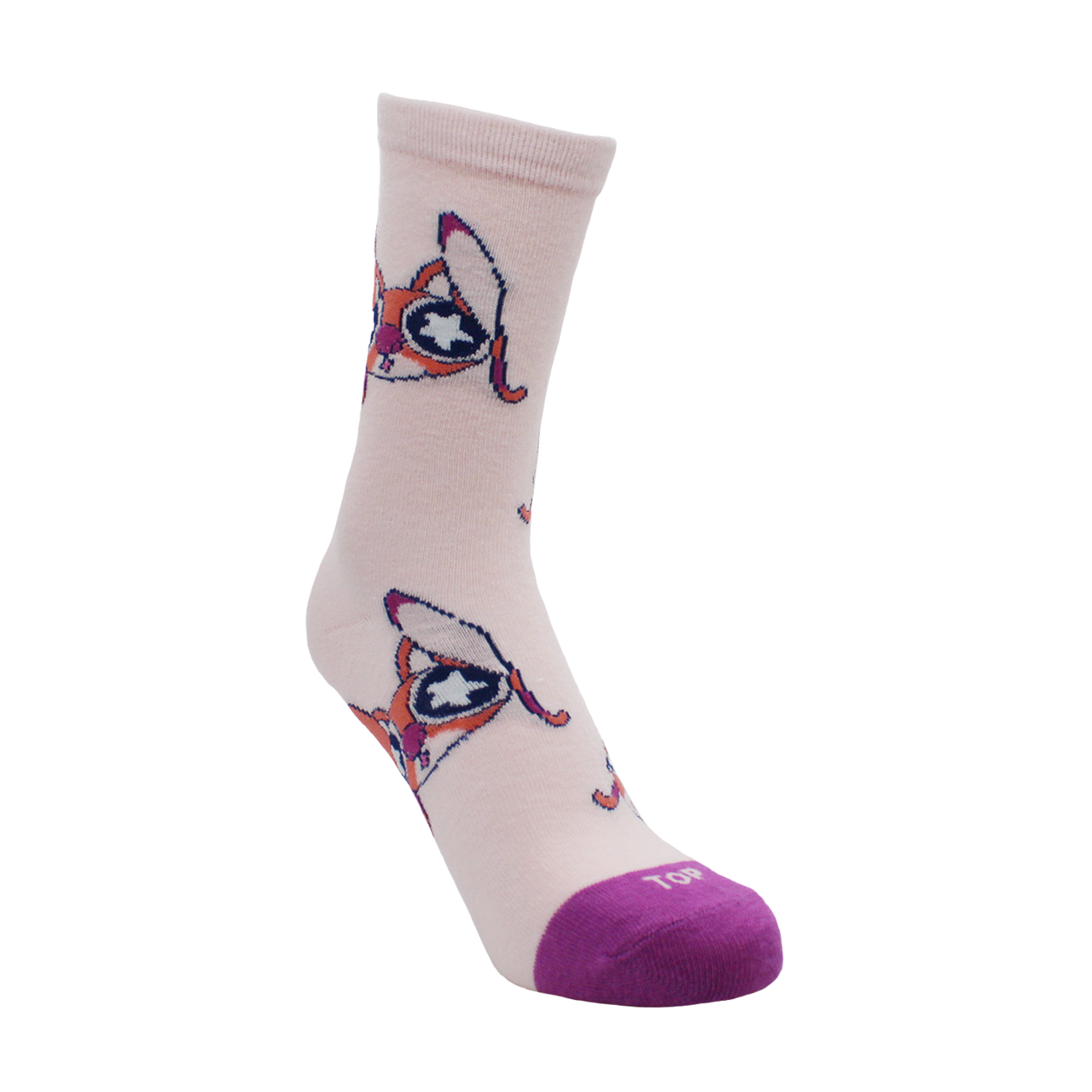 CALCETINES LARGOS MUJER ALGODÓN PACK 2 STITCH  C4 TOP-5