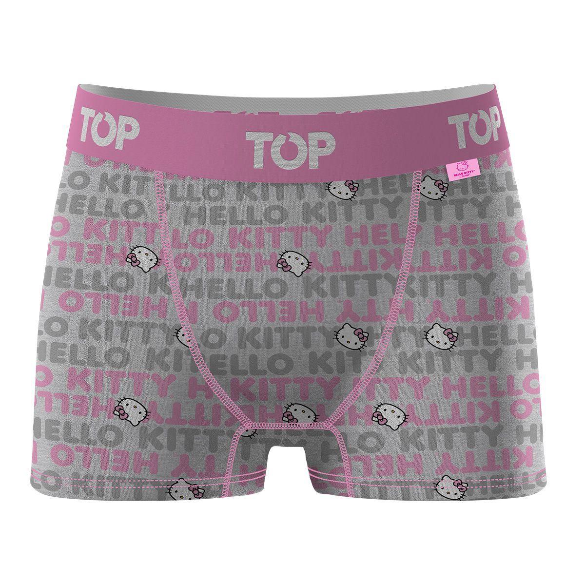 Bóxer Medio NIÑA Algodón Pack 3 Hello Kitty C3 TOP-1