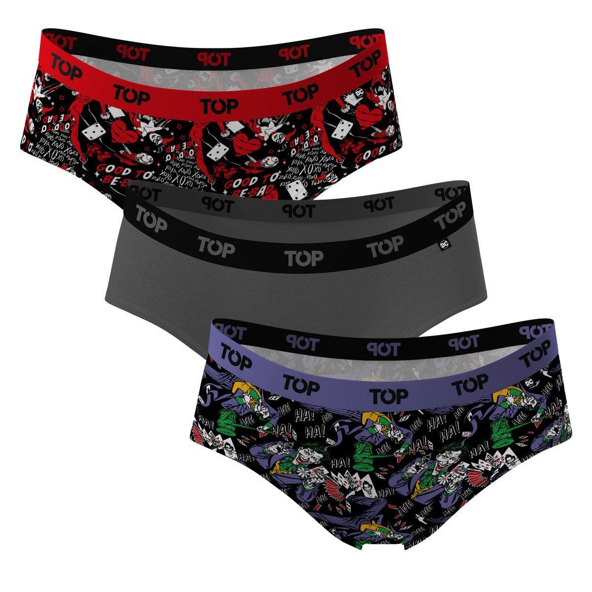 Calzón Pantaletas Algodón Con Elástico DC Pack 3 C1 Top-0