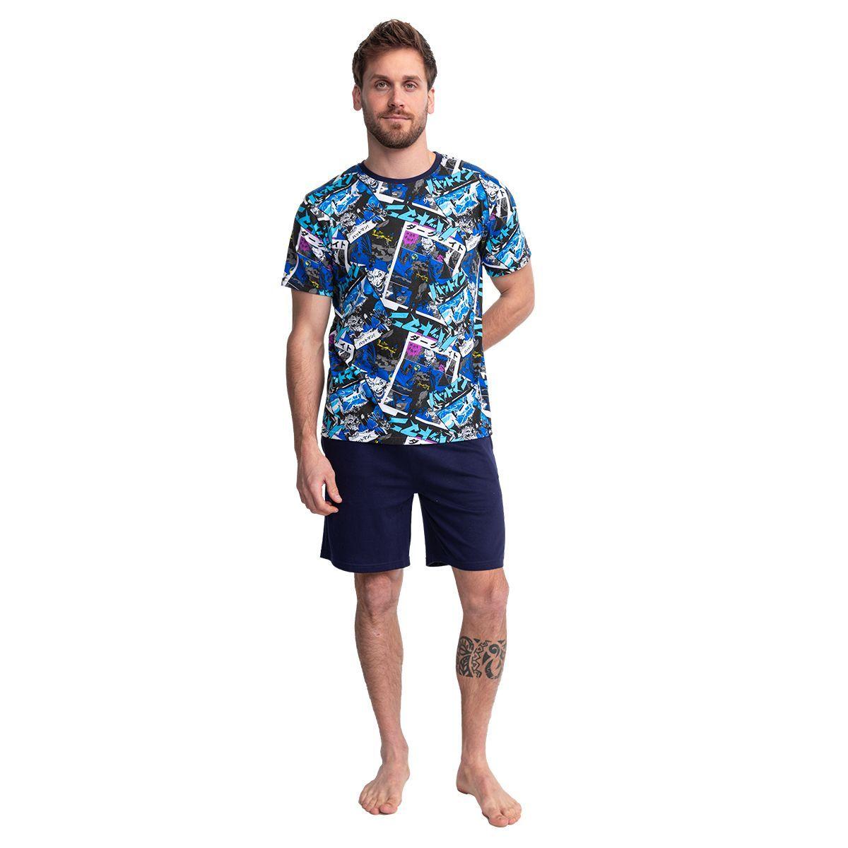 Pijama Hombre Algodón Verano DC C1 Top-0