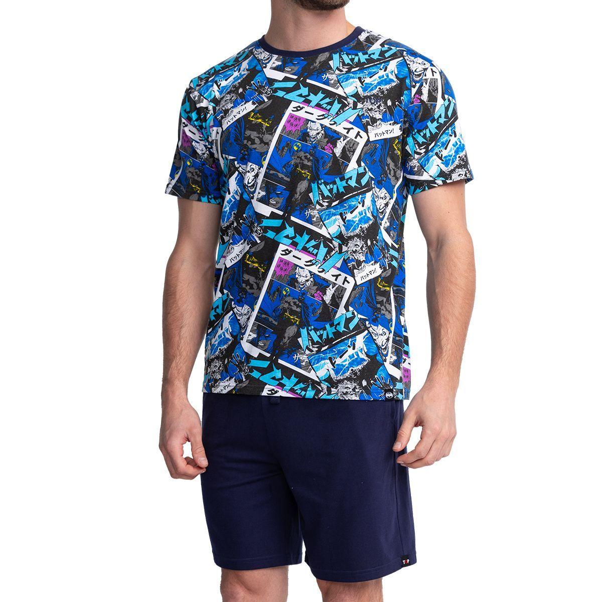 Pijama Hombre Algodón Verano DC C1 Top-2