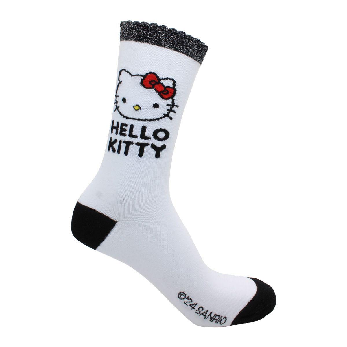 Calcetines Largos Mujer Algodón Pack 2 Hello Kitty C2 TOP-2