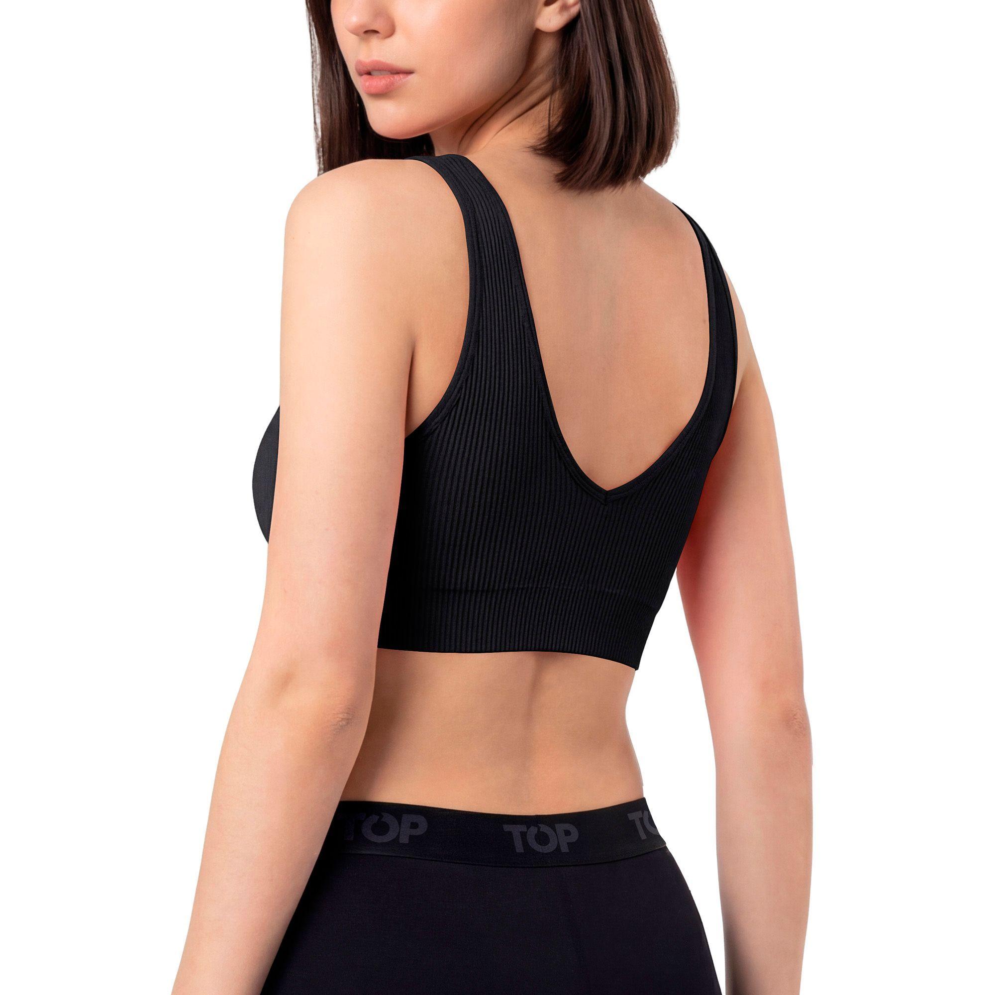 Pack 2 Petos Mujer Microfibra Con Relleno C2 TOP-2