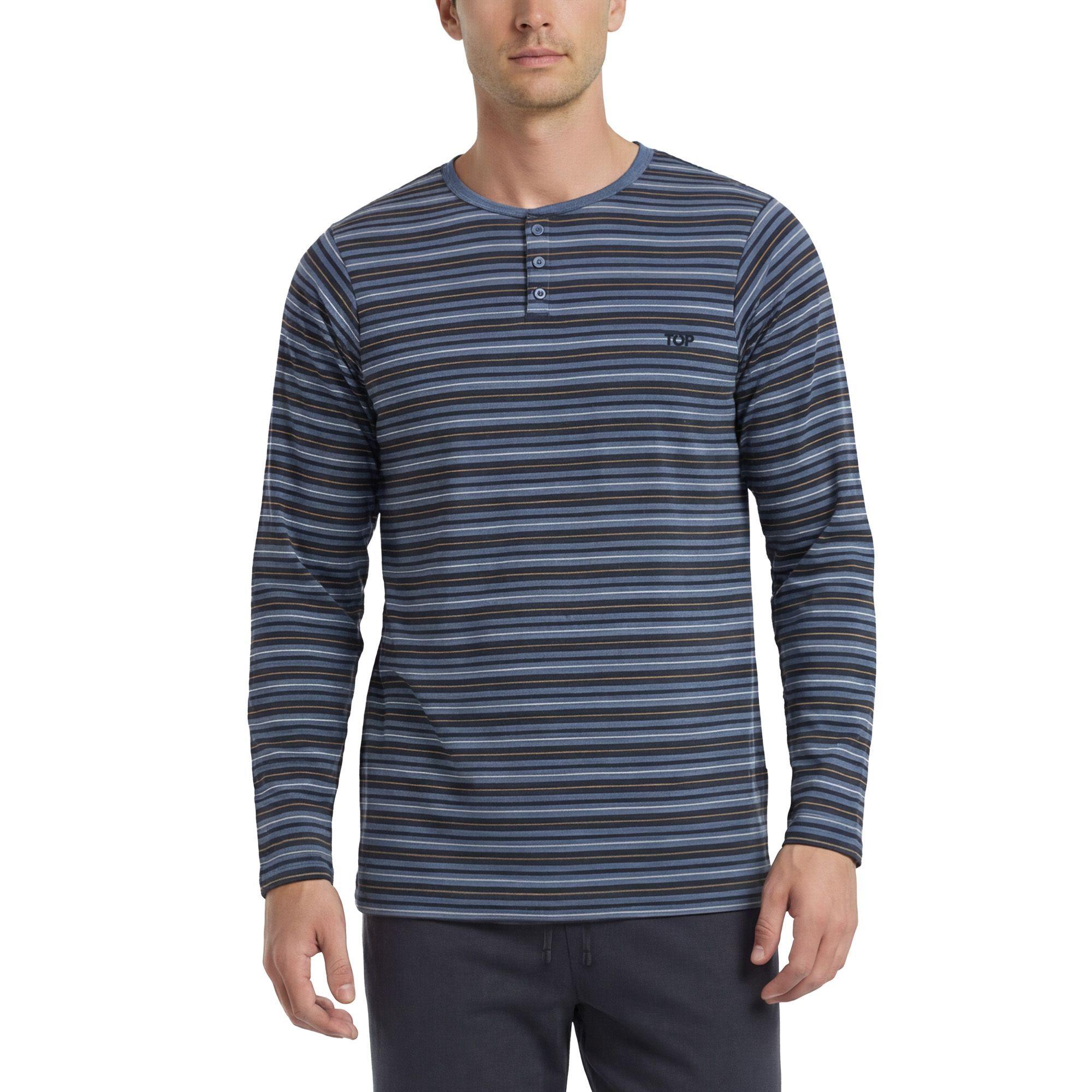 Pijama Invierno  C1 Hombre Algodón TOP-2