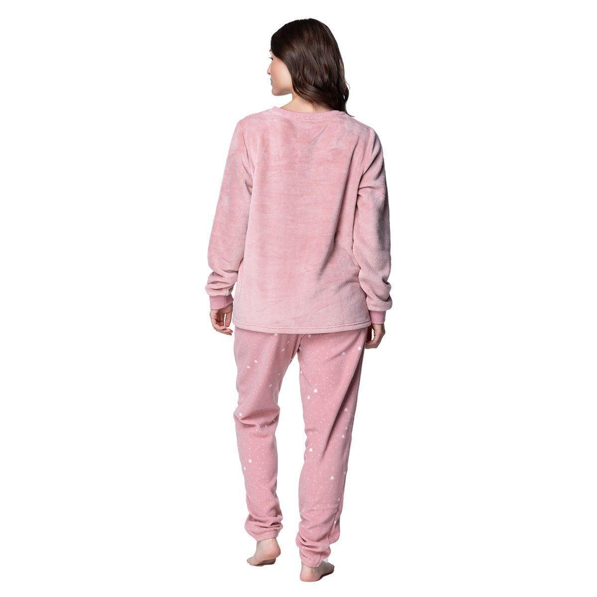 Pijama Mujer Invierno Micropolar C1 TOP-1