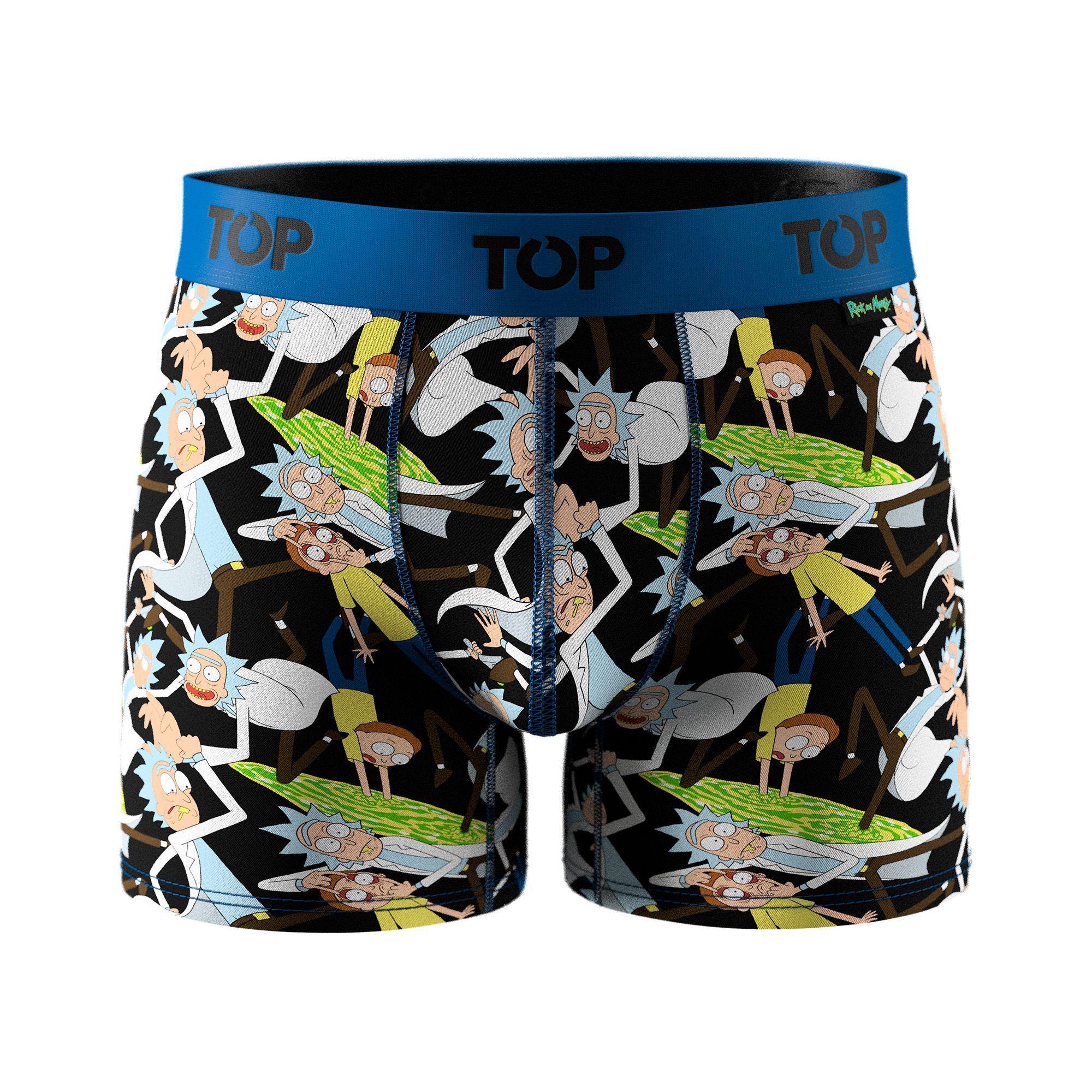 Bóxer Medio Algodón Pack 3 Rick and Morty C5 TOP-2