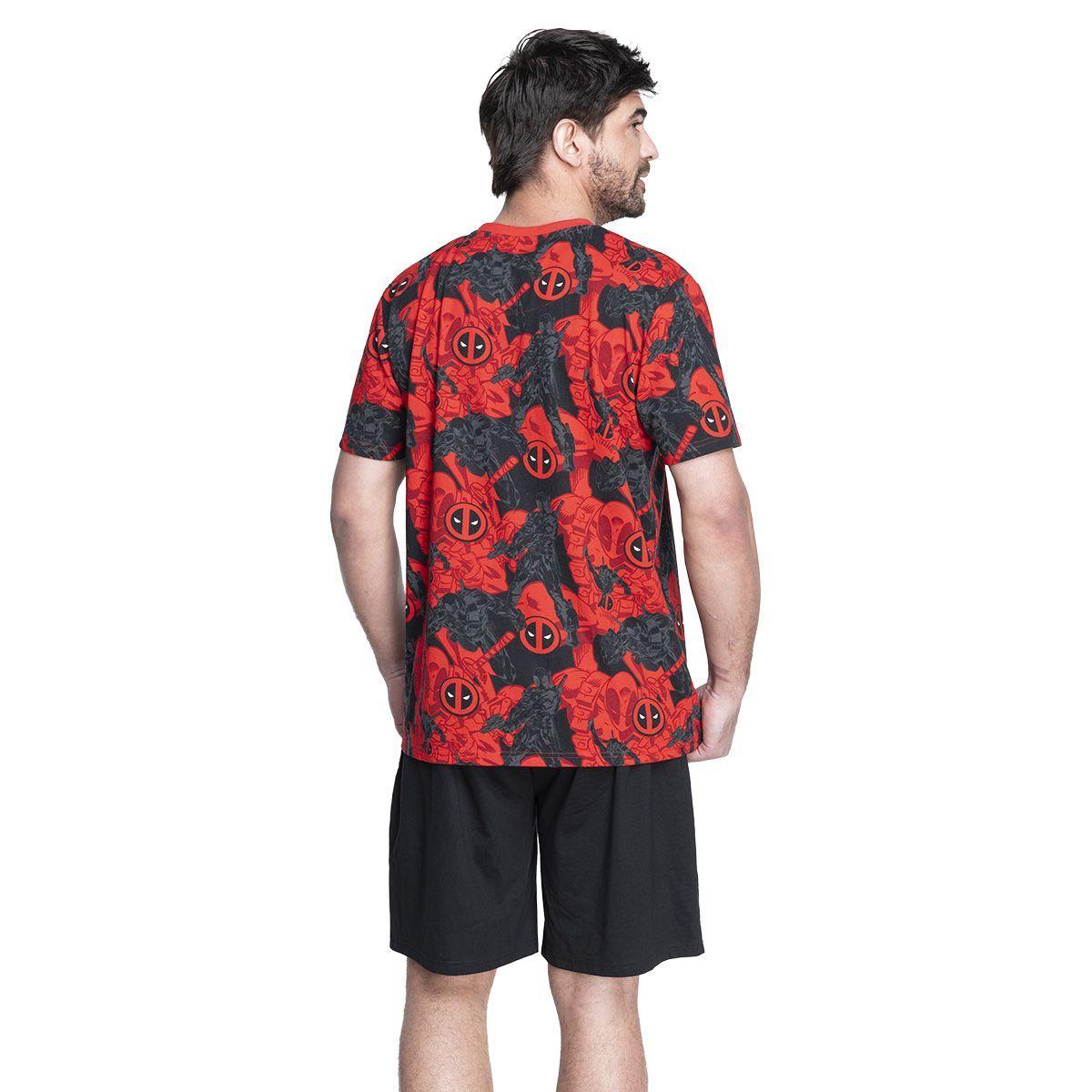 PIJAMA VERANO HOMBRE ALGODÓN MARVEL C1 TOP-2