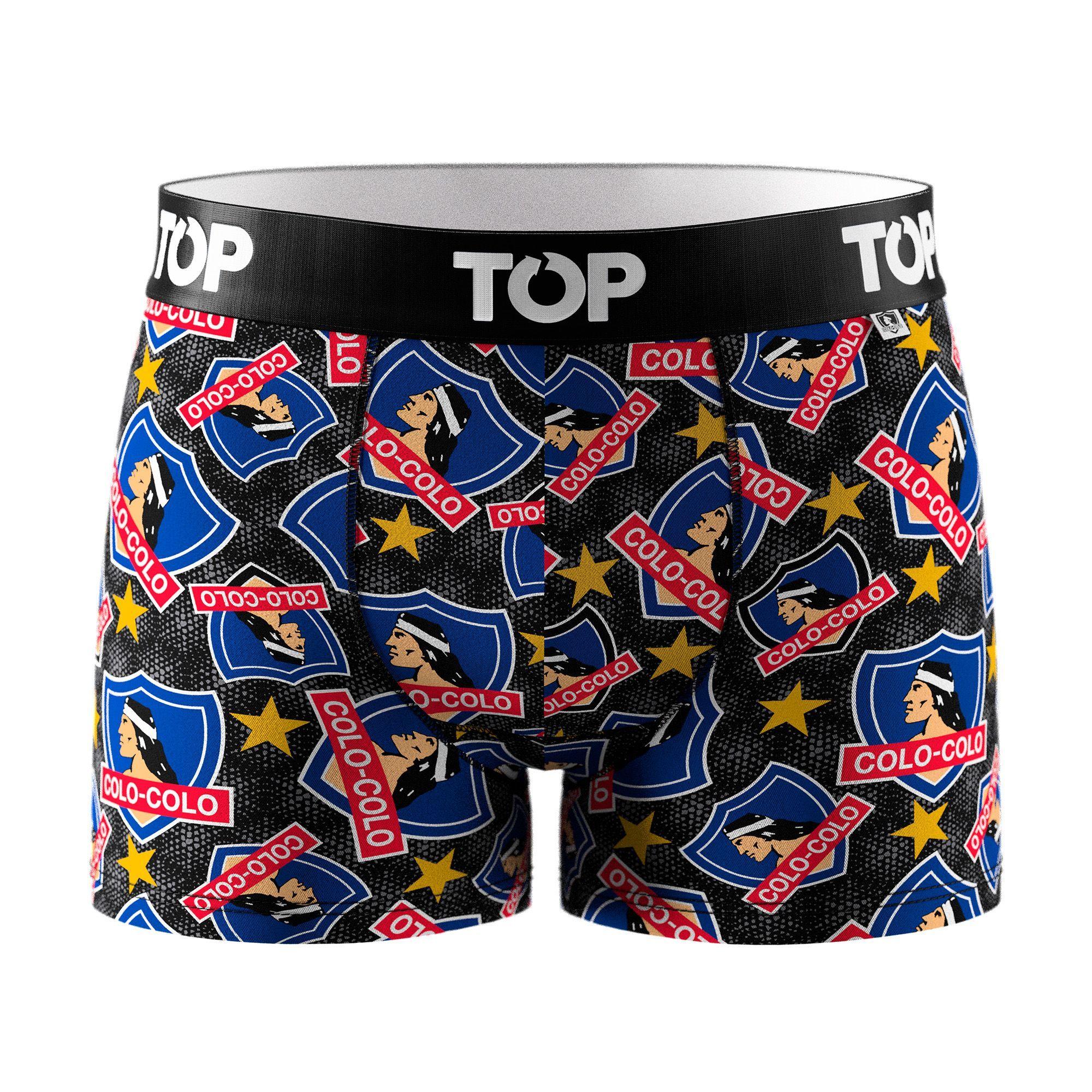 Bóxer Niño Algodón Colo-Colo Pack 4 C6 TOP-3