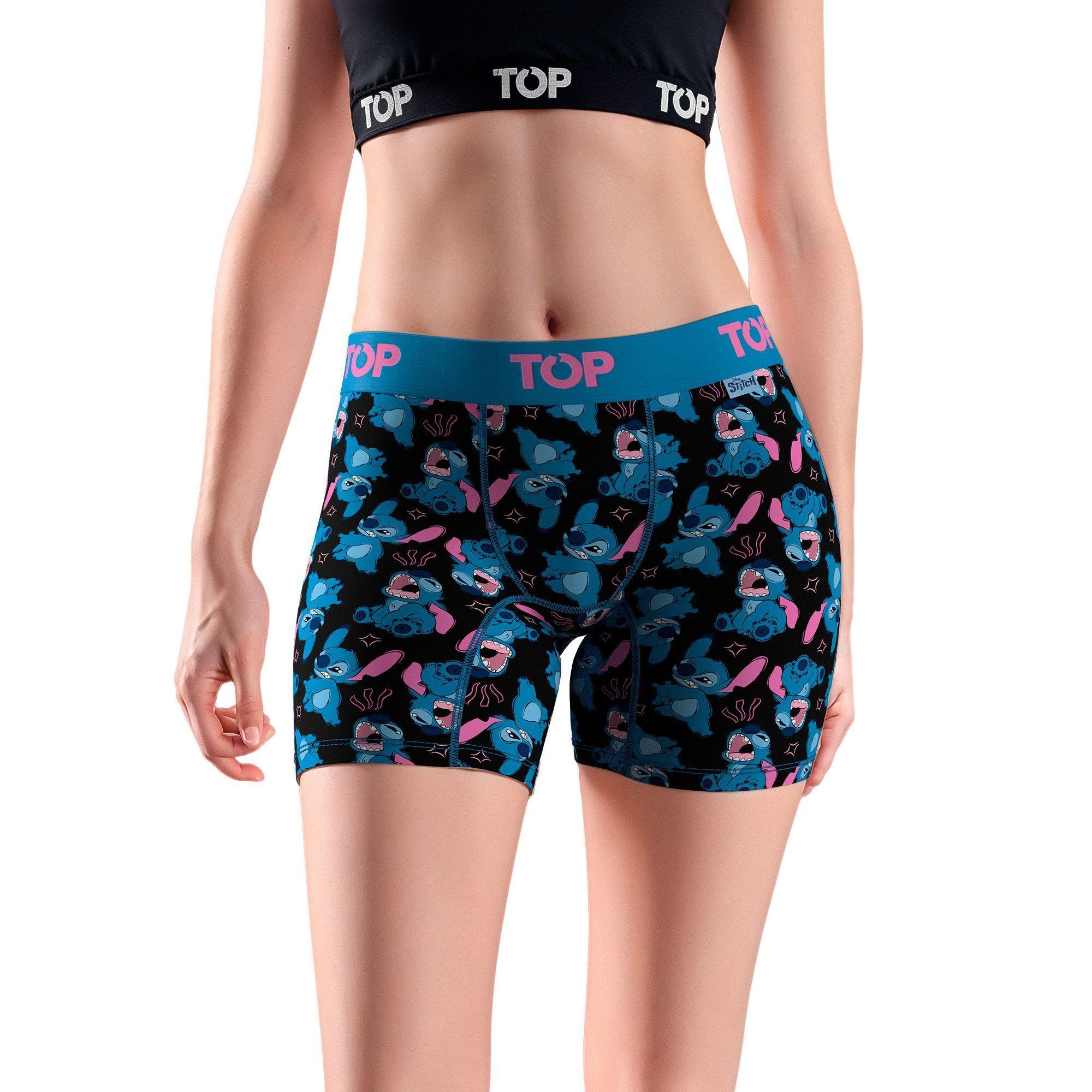Bóxer Medio MUJER Algodón Pack 3 Stitch C6 TOP-4