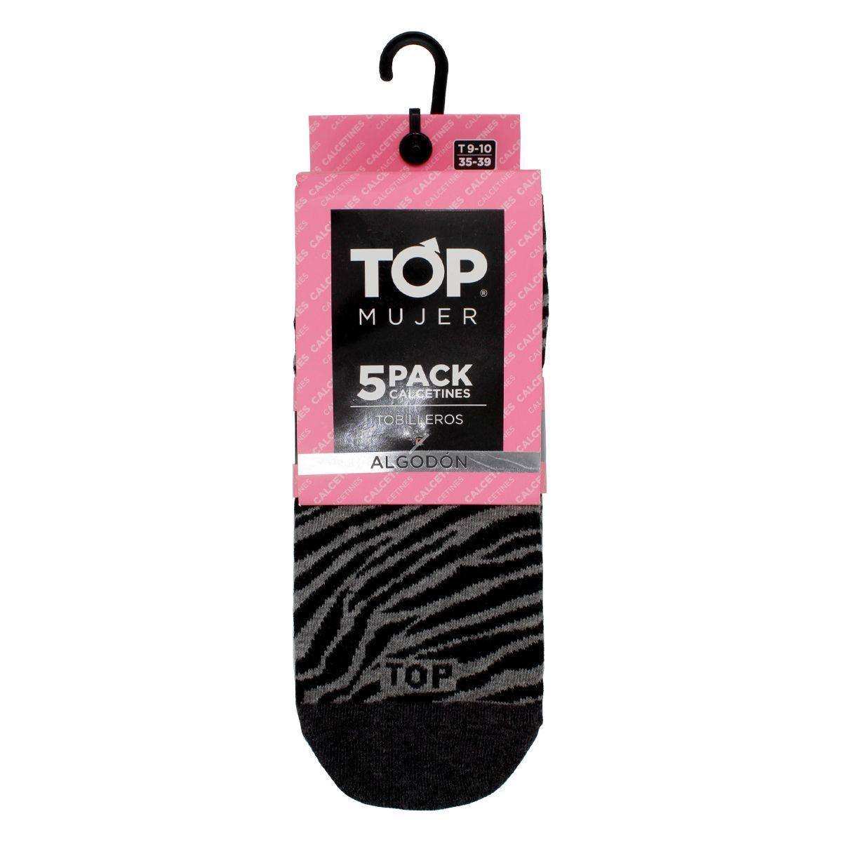 Calcetines Cortos Mujer Pack 5 C6 Top-6