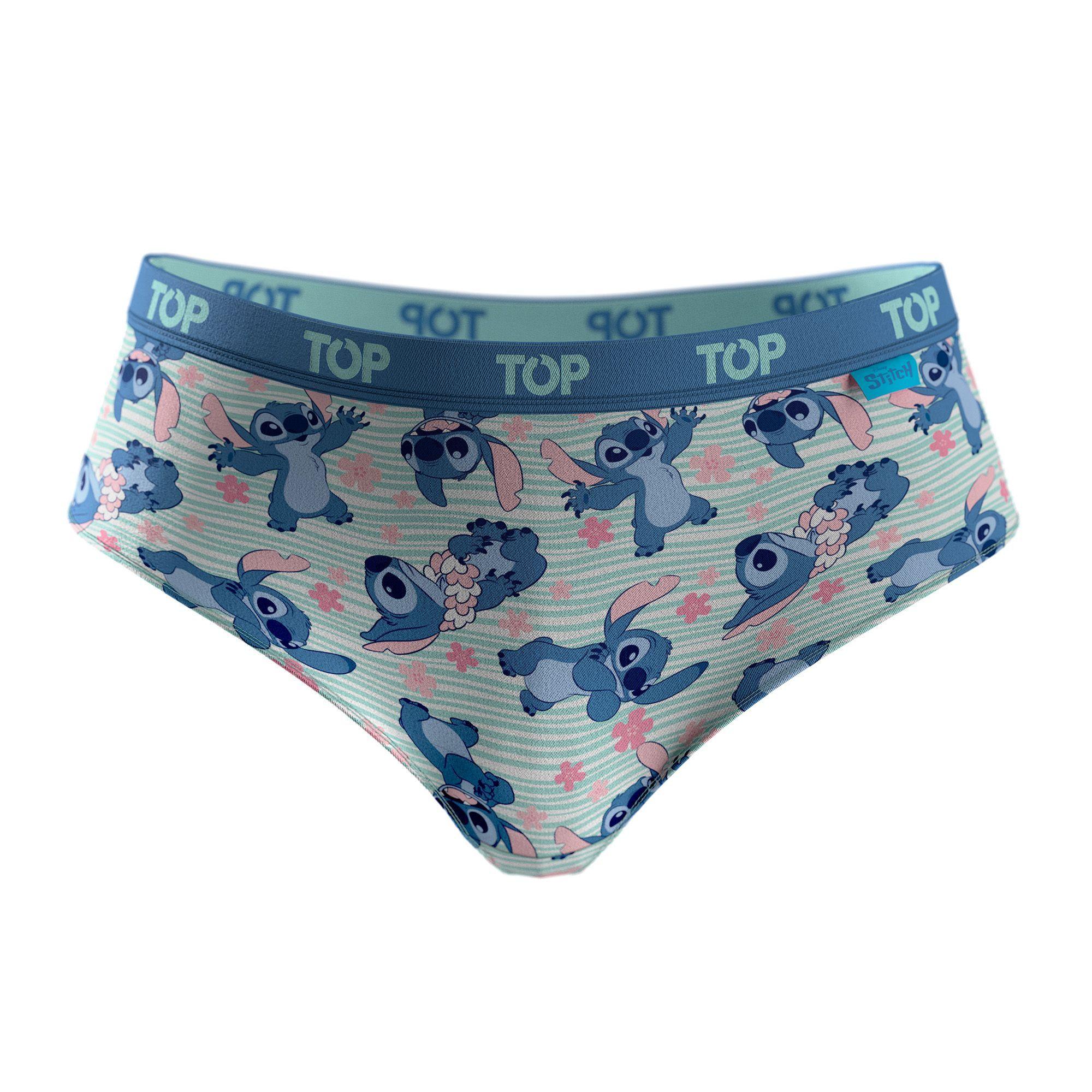 Calzón Pantaletas Algodón Con Elástico Pack 3 Stitch C1 TOP-6