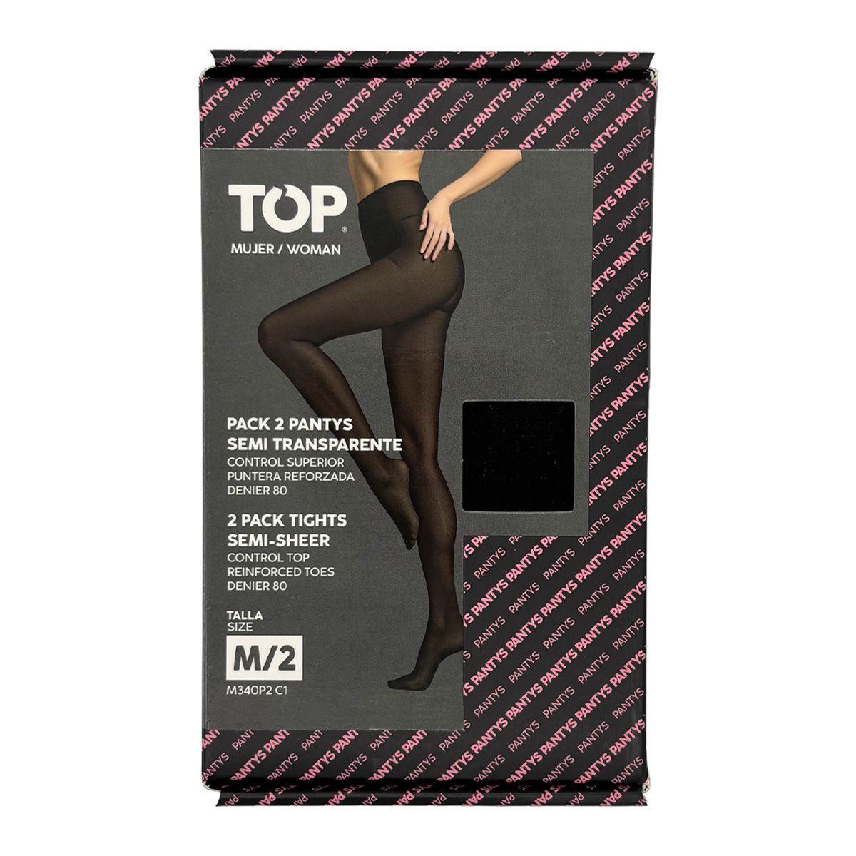 Medias Semi Transparentes Pack 2 C1 TOP-3