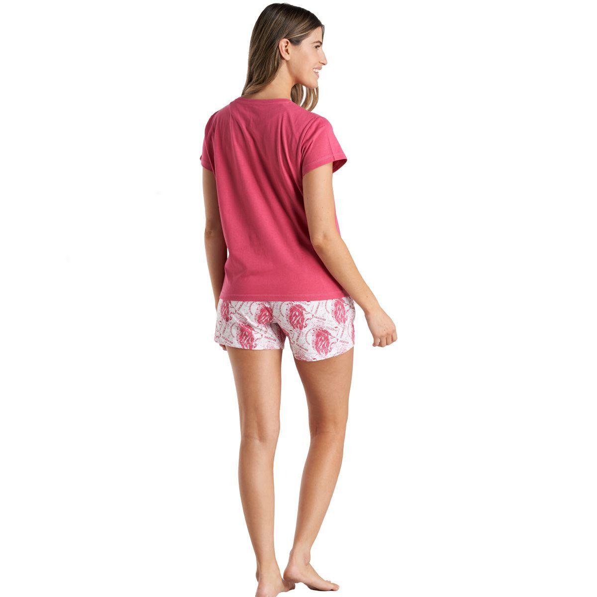 Pijama Verano Mujer Algodón Gryffindor C2 Top-1