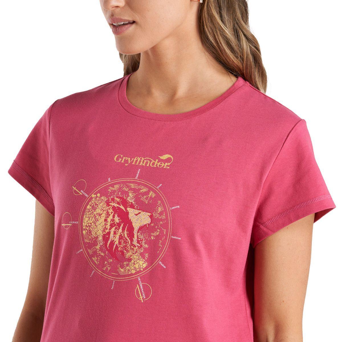 Pijama Verano Mujer Algodón Gryffindor C2 Top-2
