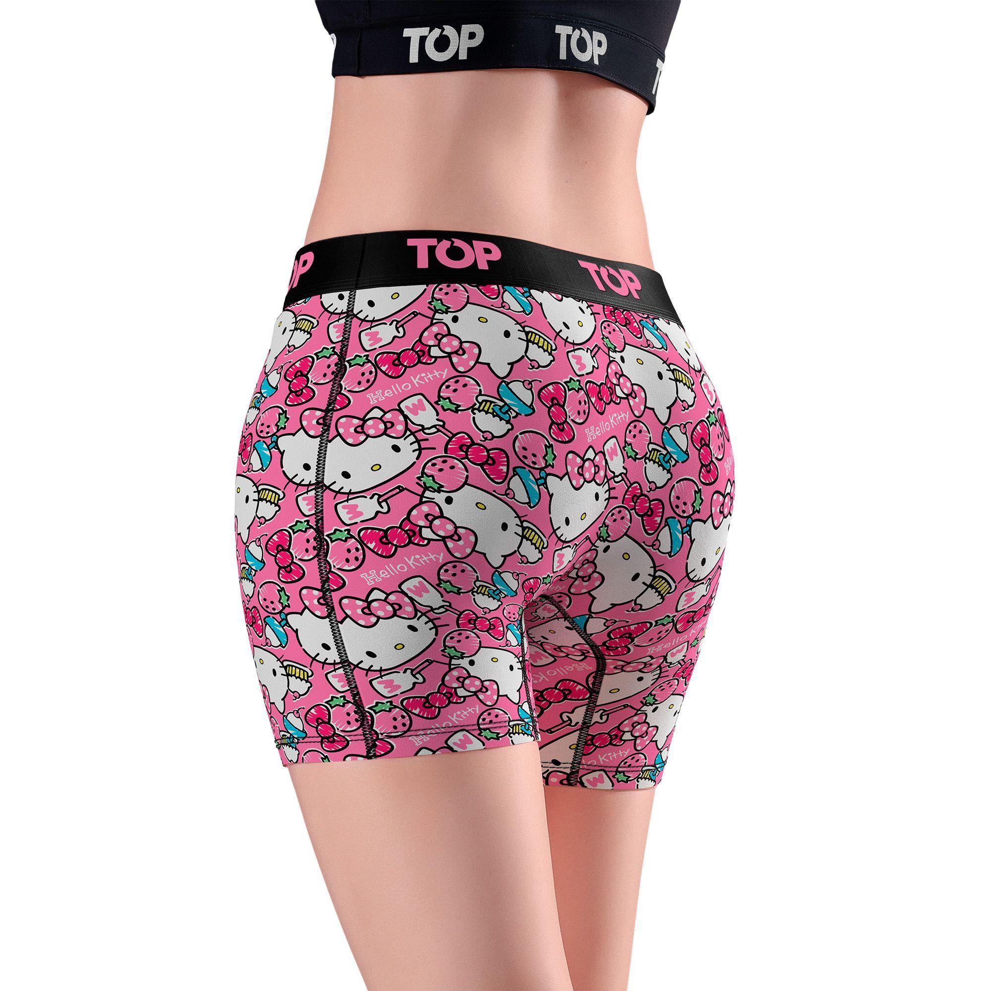 Bóxer Medio MUJER Algodón Pack 3 Hello Kitty C9 TOP-2