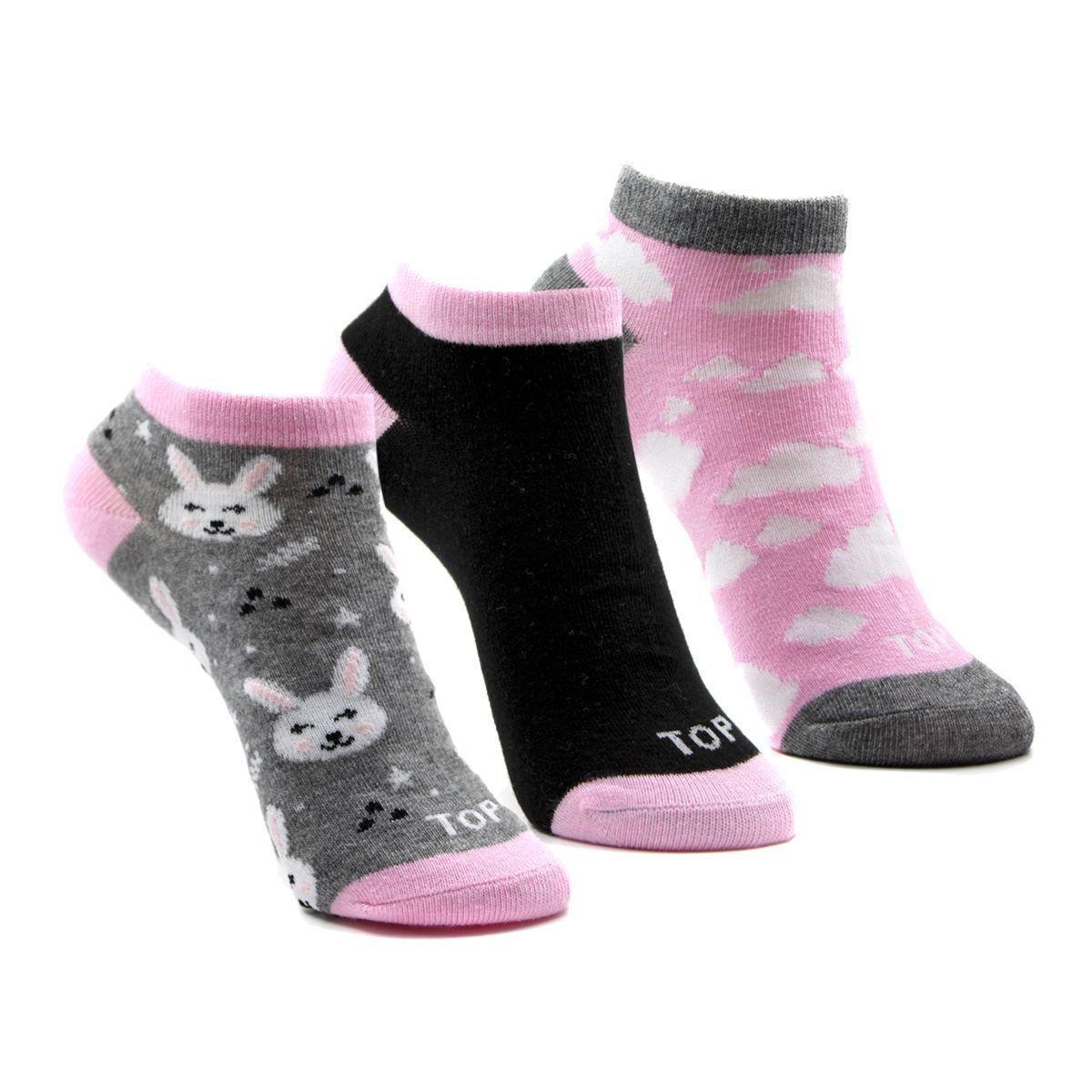 Calcetines Cortos Niñas Pack 3 C4-2