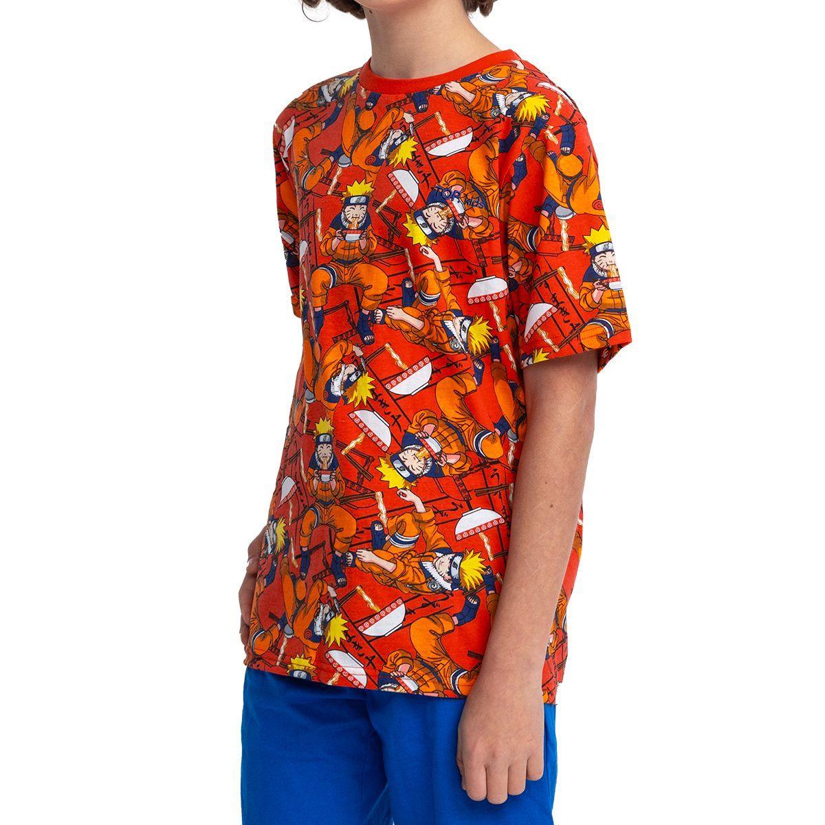 Pijama Algodón Niño Verano Naruto C1 Top-2