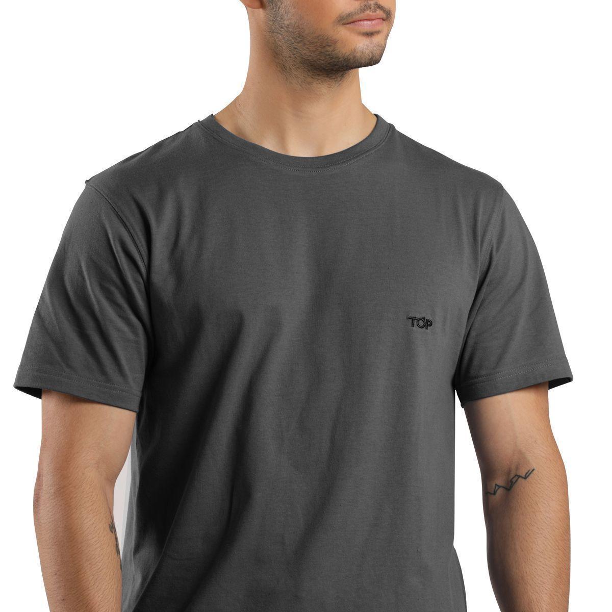 Polera Manga Corta Algodón Hombre C2 Top-1