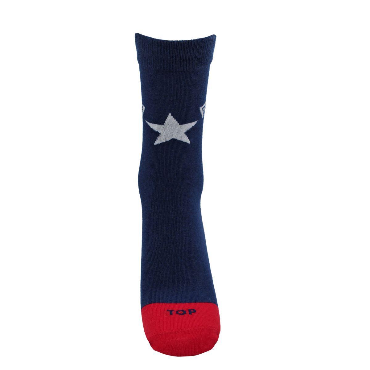 Calcetines Largos Niño Algodón Marvel Capitán América Pack 2 C3 TOP-2