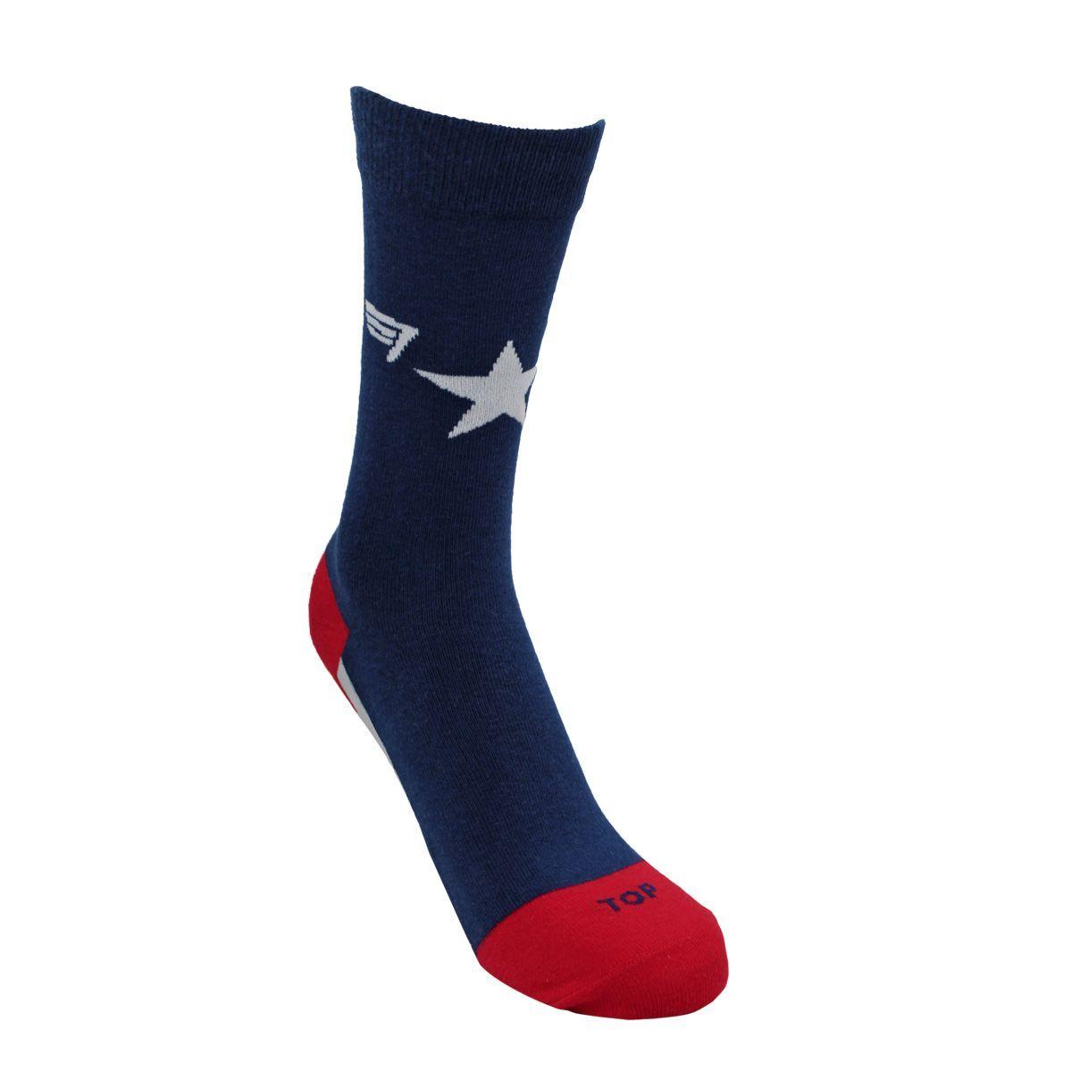 Calcetines Largos Niño Algodón Marvel Capitán América Pack 2 C3 TOP-3