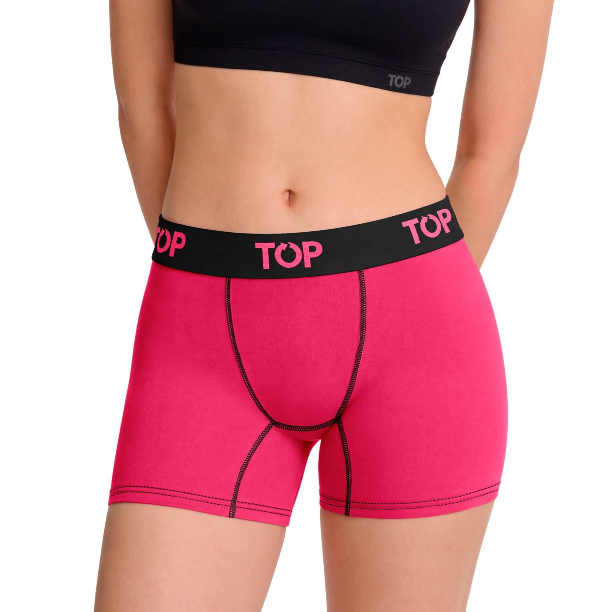 Bóxer Mujer Medio Algodón Pack 5 C5 Top-5