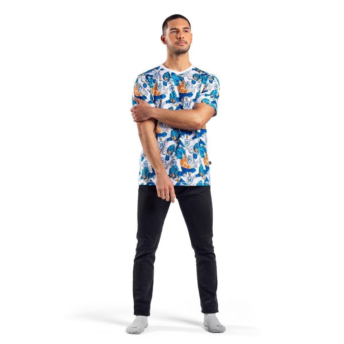 Polera De Algodón  Hombre Dragon Ball Super C4 Top-1