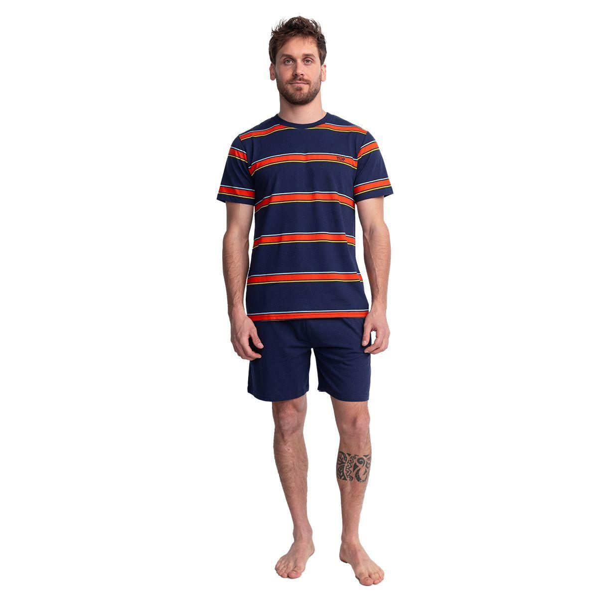 Pijama Algodón Hombre Verano C3 Top-0