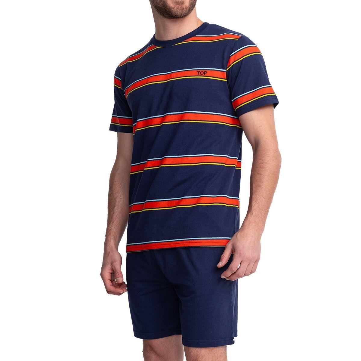 Pijama Algodón Hombre Verano C3 Top-2
