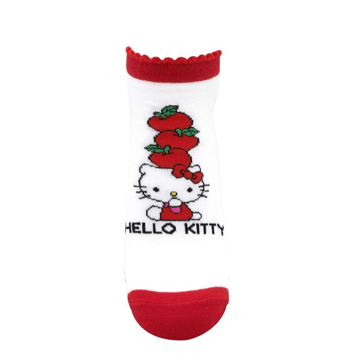 CALCETINES TOBILLEROS MUJER ALGODÓN PACK 2 HELLO KITTY C3 TOP-5