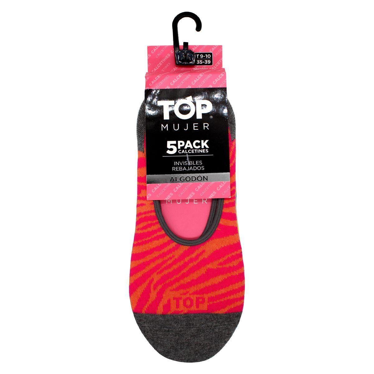 Calcetines Deportivos Invisibles Mujer Pack 5 C7-6