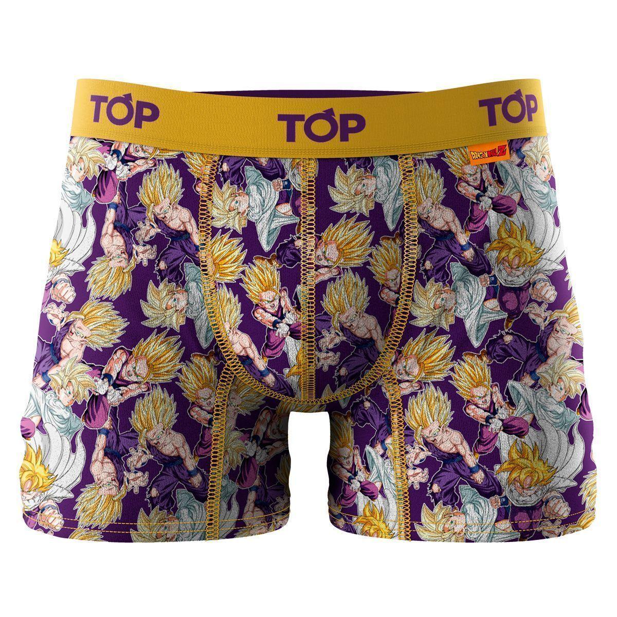 Bóxer Medio Dragon Ball Z Gohan Microfibra Pack 3-2