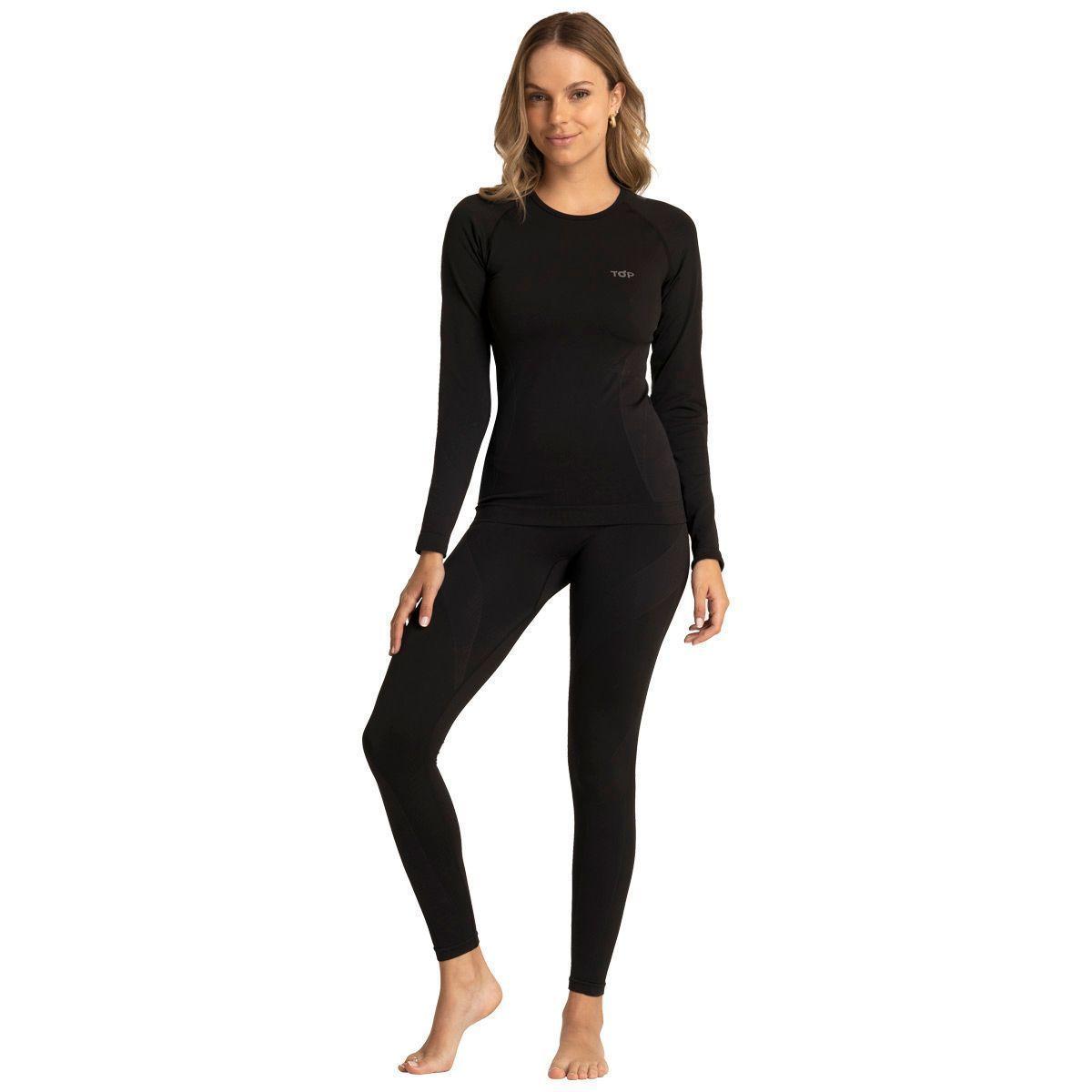 Calza Deportiva Primera Capa Microfibra Mujer Top-3