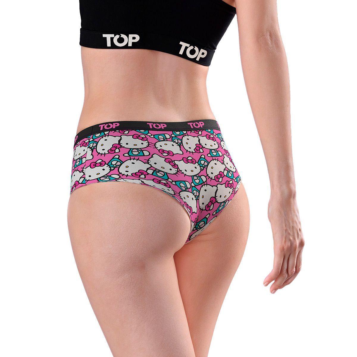 Calzón Pantaletas Algodón Con Elástico Pack 3 Hello Kitty C1 TOP-4