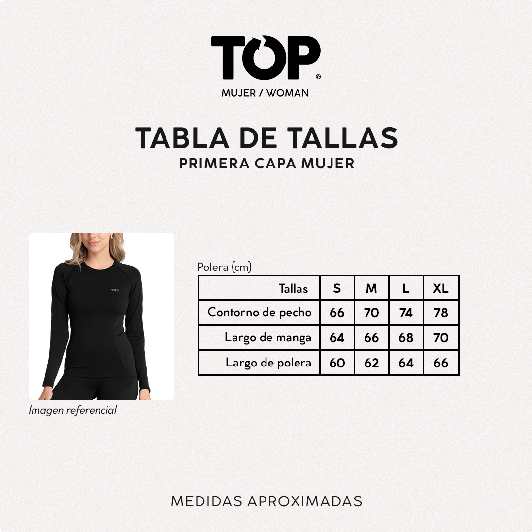 Camiseta Primera Capa Microfibra HELLO KITTY C1 Mujer TOP-3