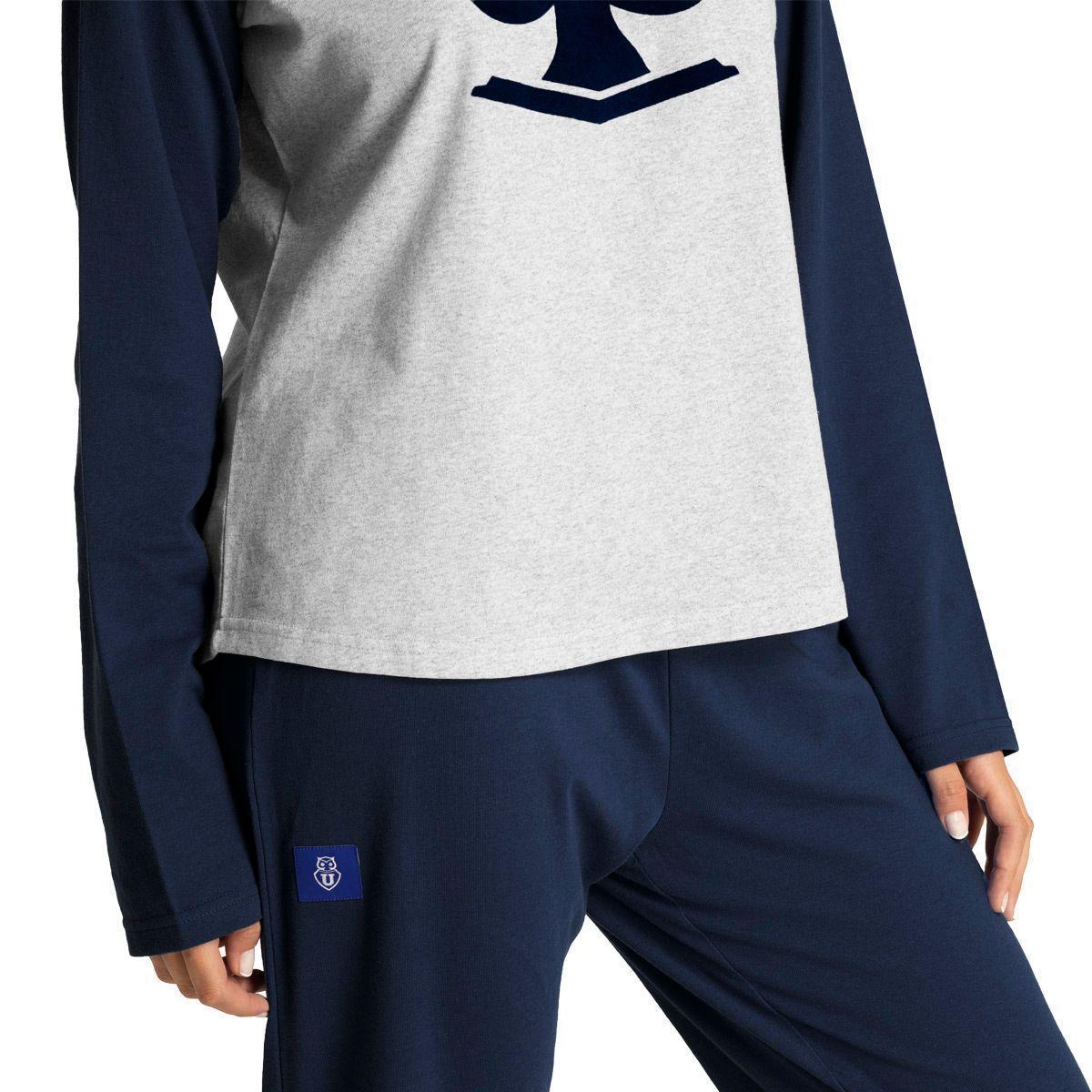 Pijama Top Algodón Invierno Mujer Universidad de Chile C2 Top Top