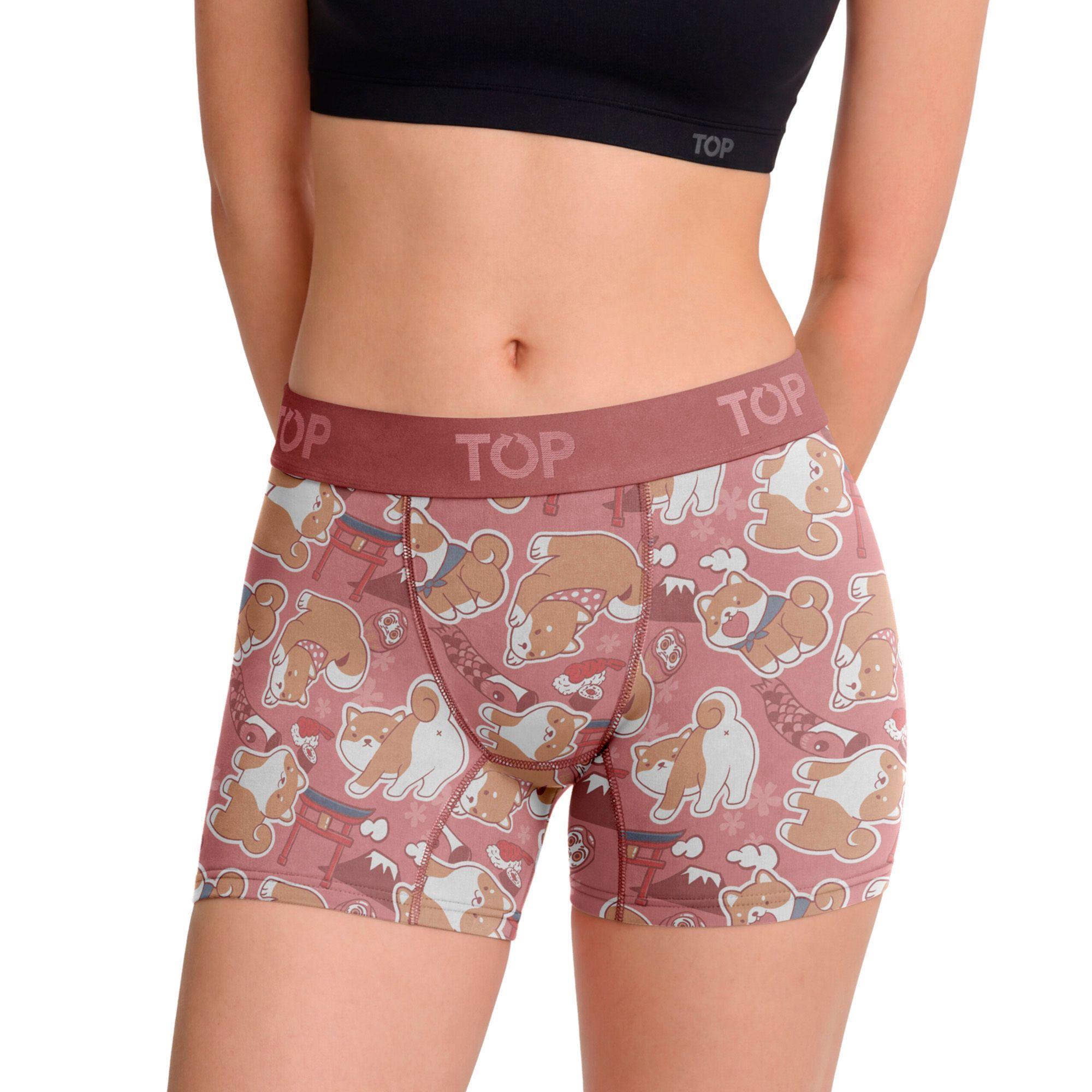 Bóxer Medio MUJER Algodón Pack 3 Colección Favs C1 TOP-4