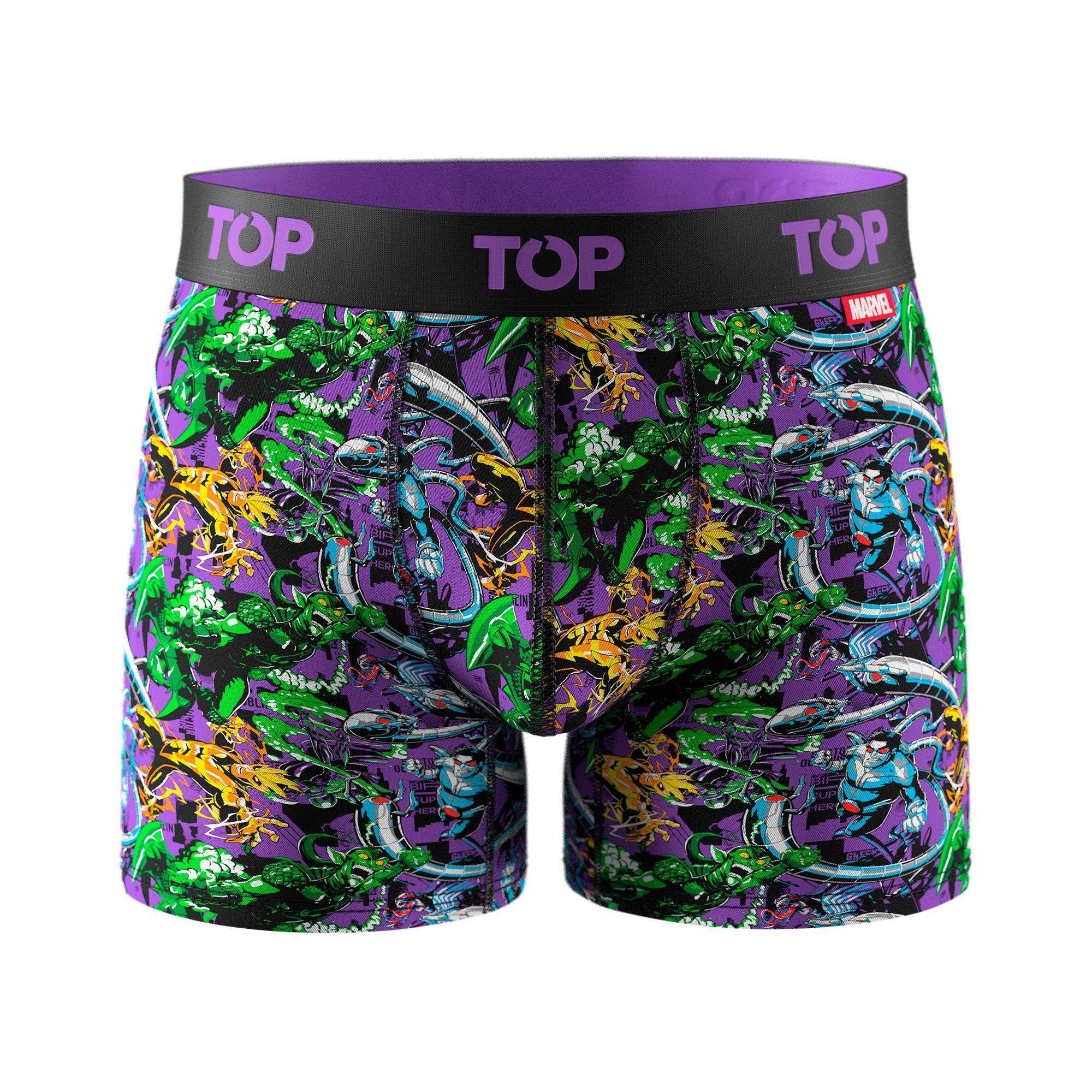 Bóxer Medio Algodón Pack 3 Marvel C18 TOP-3