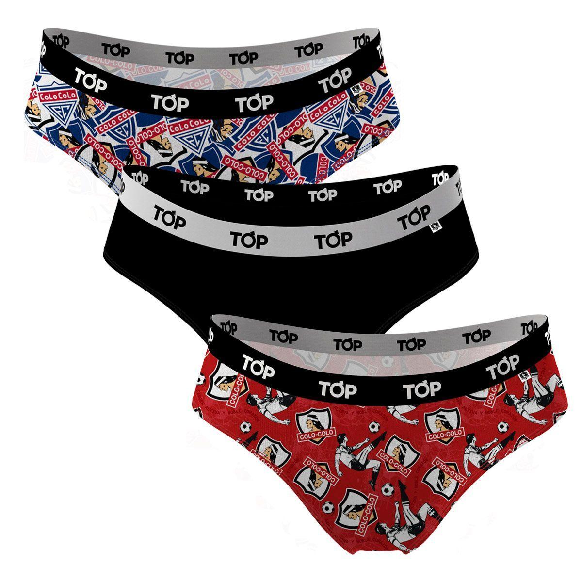 Bikinis Algodón Pack 3 Colo Colo C1 Top-0