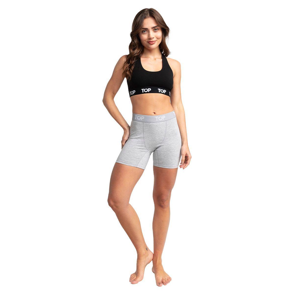 Bóxer Mujer Medio Algodón Pack 3 C6 Top-3